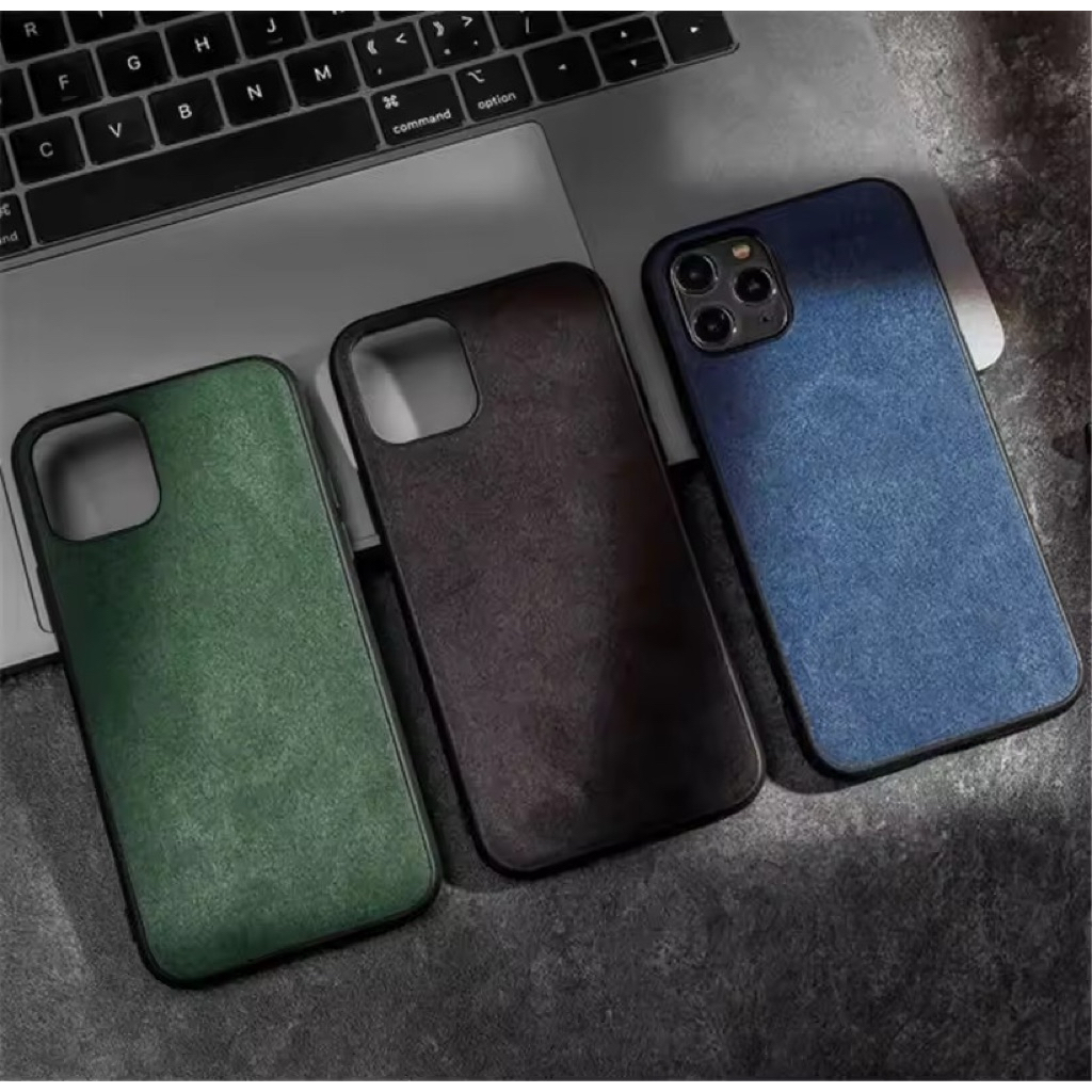 Alcantara Leather Cover Case For iPhone 11 13 12 Pro Max 14 Plus 15 16 17 Xs Max XR 7 8 Plus SE 3 Lu