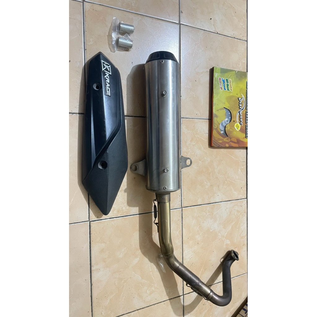 KNALPOT KRACE ORIGINAL BEKAS VARIO LED NEW