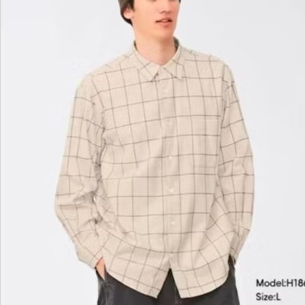 Kemeja Uniqlo Flannel