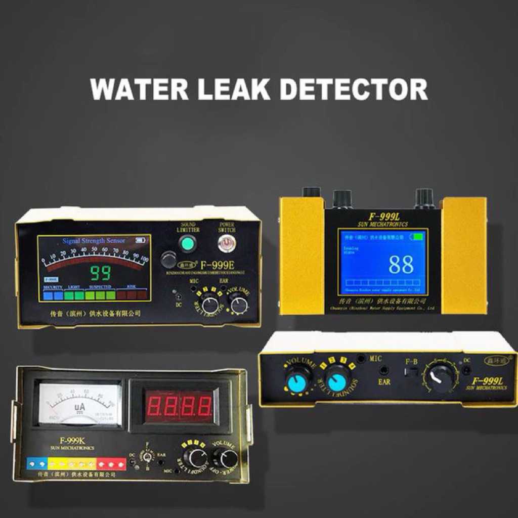 Water Leak Detector  F999K Water Pipe Leak Detection Instrument Household Water Pipe