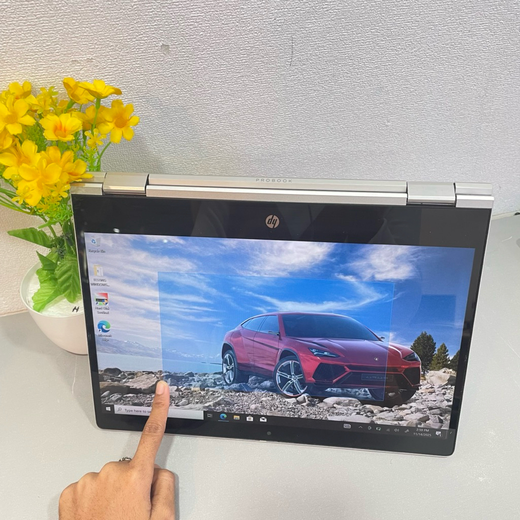 LAPTOP HP PROBOOK 2IN1 X360 435 G7 RAM 16GB SSD 512GB AMD RYZEN 7 PRO 4750U MULUS