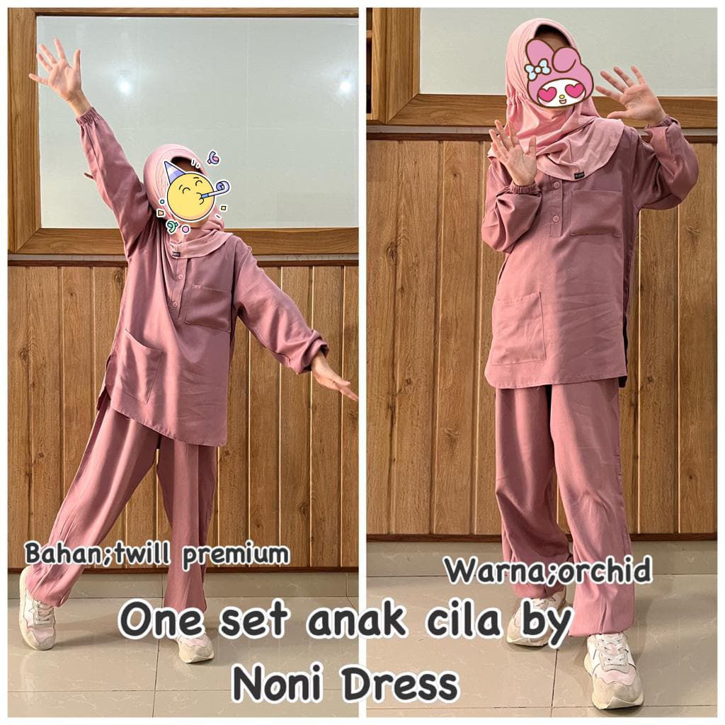 aisyahproduk | Oneset CILA KIDS by NoniDress - setelan anak lucu