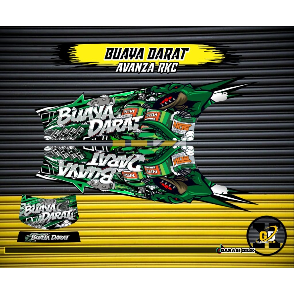 stiker miniatur Avanza RKC