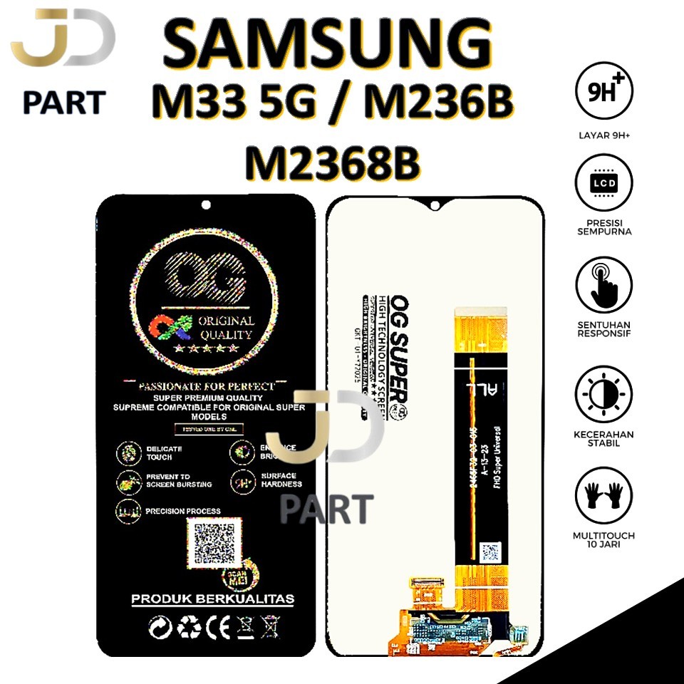 LCD TOUCHSCREEN SAMSUNG GALAXY M33 5G / M236B / M2368B COMPLETE 1 SET