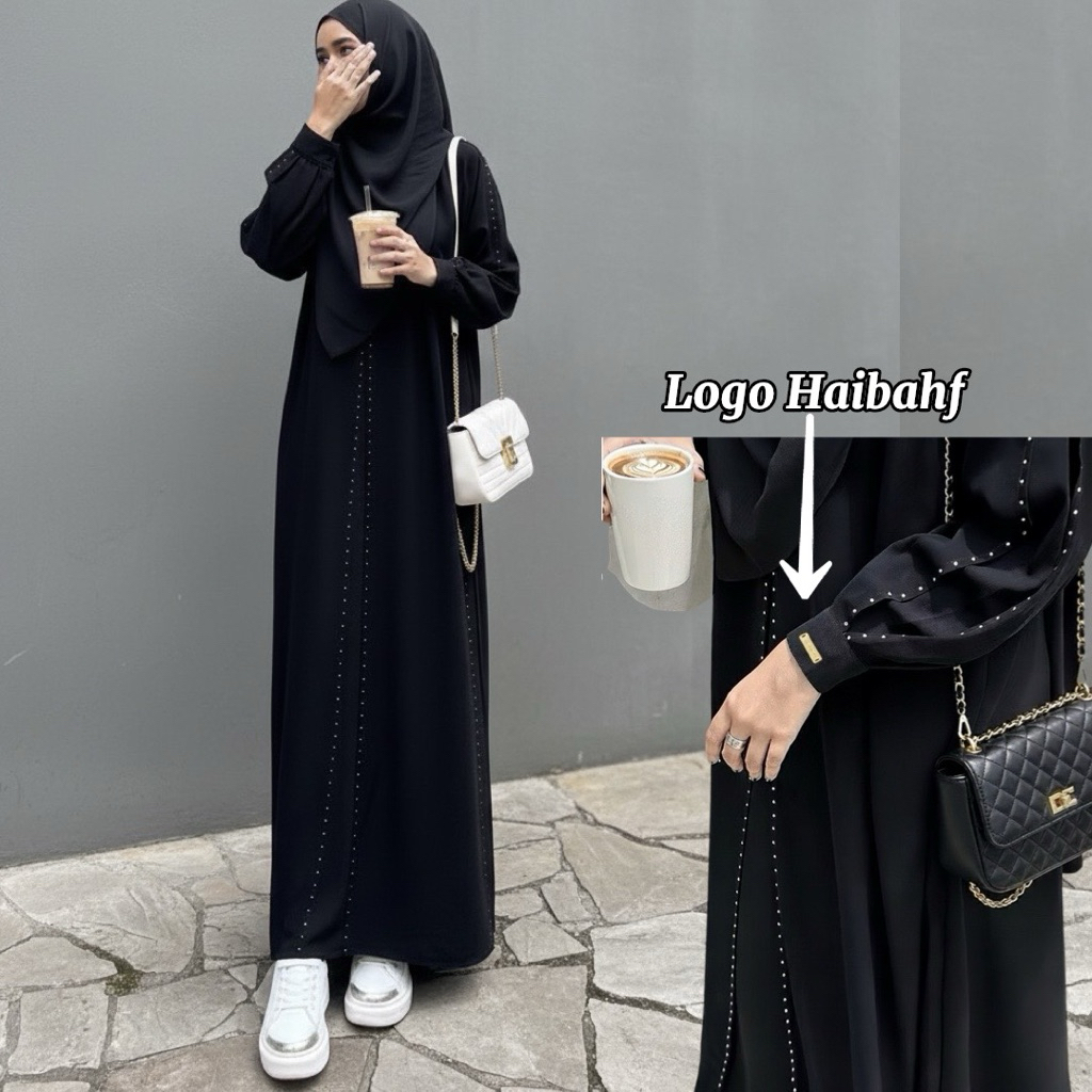 New Abaya Gamis Maxi Dress Turkey Arab Saudi full Sifon Exclusive Wanita Muslim Turki