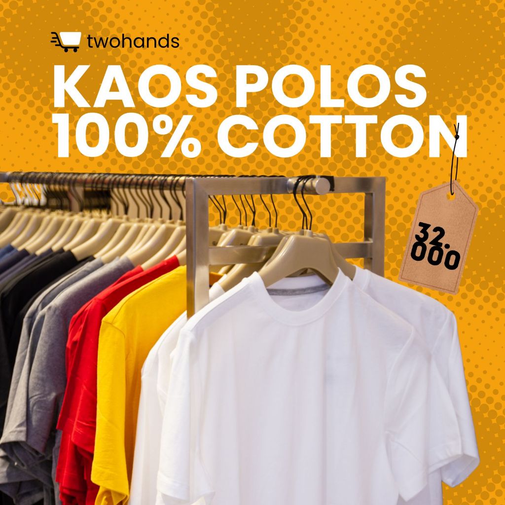 Kaos Polos Cotton Combed 20s