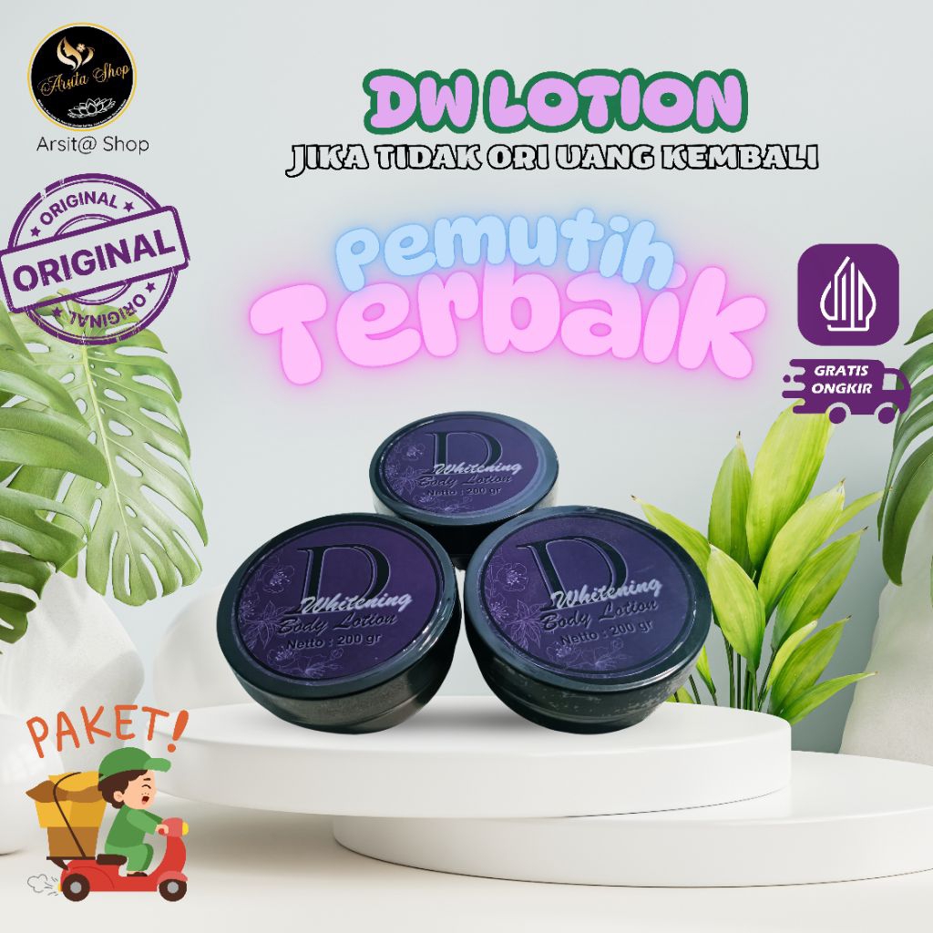 LOTION DW PEMUTIH KULIT BADAN YG SANGAT AMPUH *Aman & Original 100% *