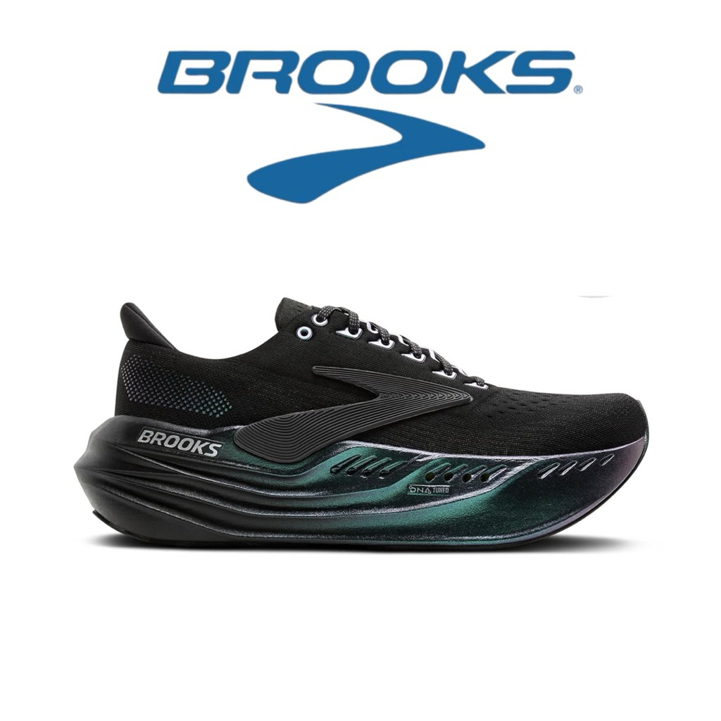 Sepatu running Sepatu Pria Brooks All Black