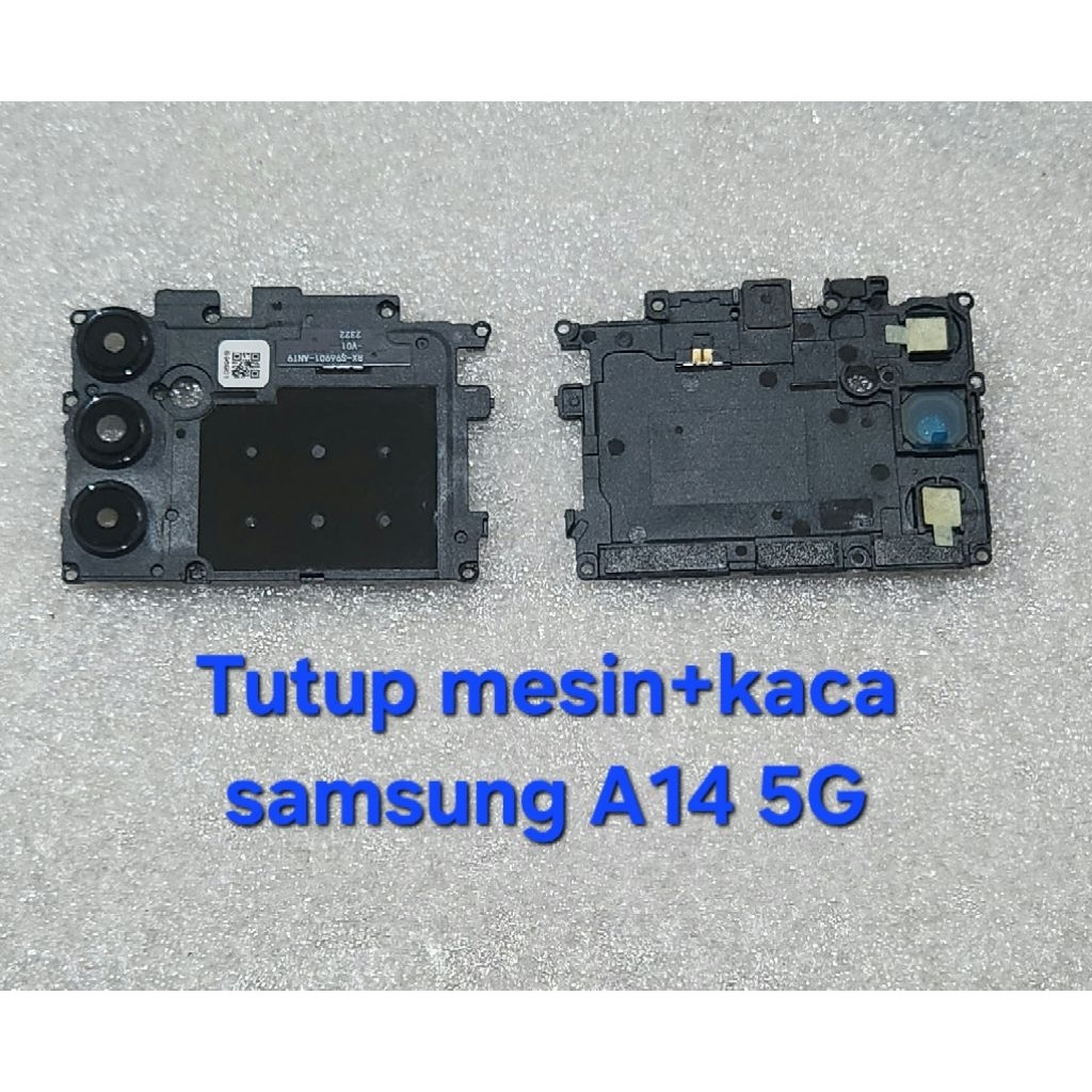 Tutup mesin+kaca kamera samsung A14 5G Original