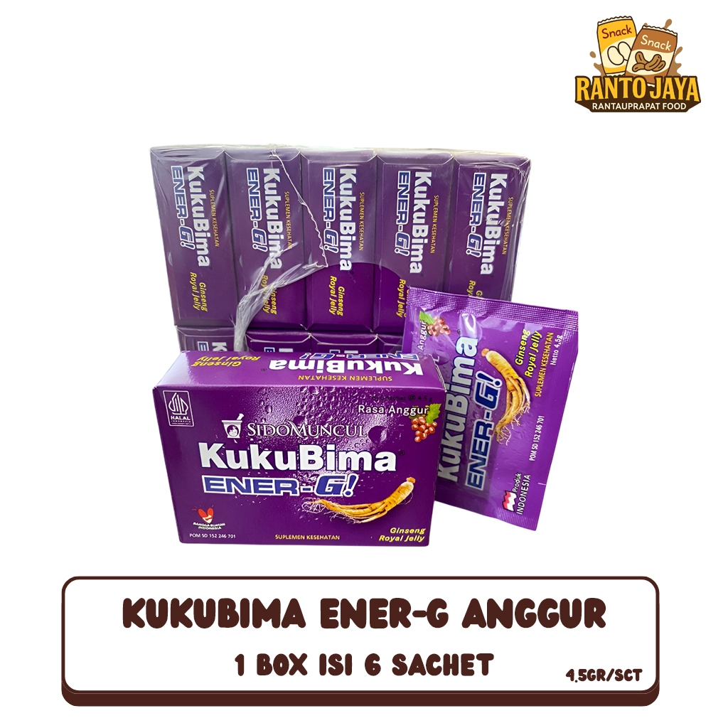 KukuBima / Kuku Bima Anggur isi 6 Sachet