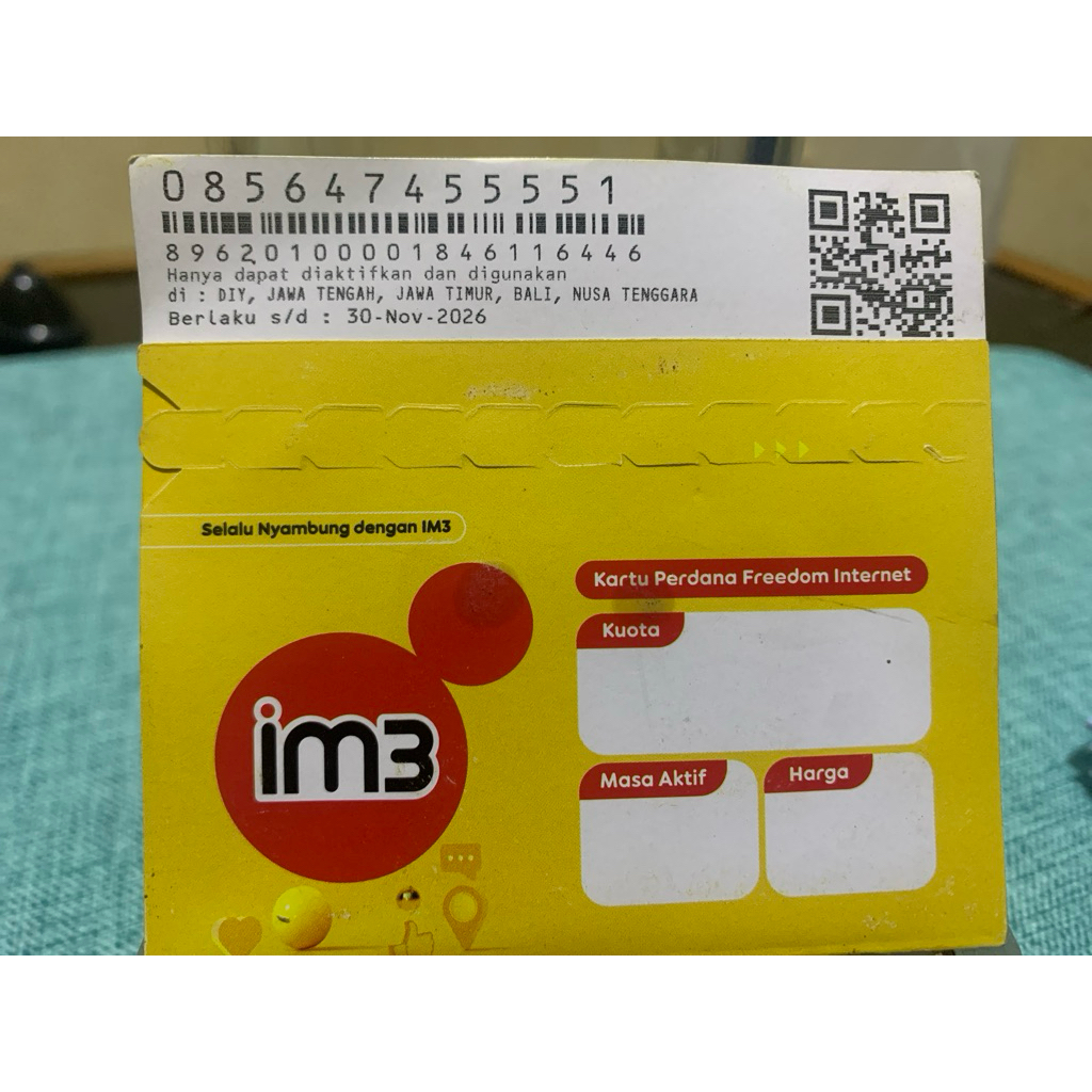 nomor cantik perdana Indosat