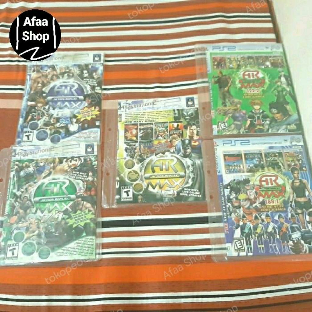Cd ps 2 playstation game action replay 1 set = 5 pcs take all