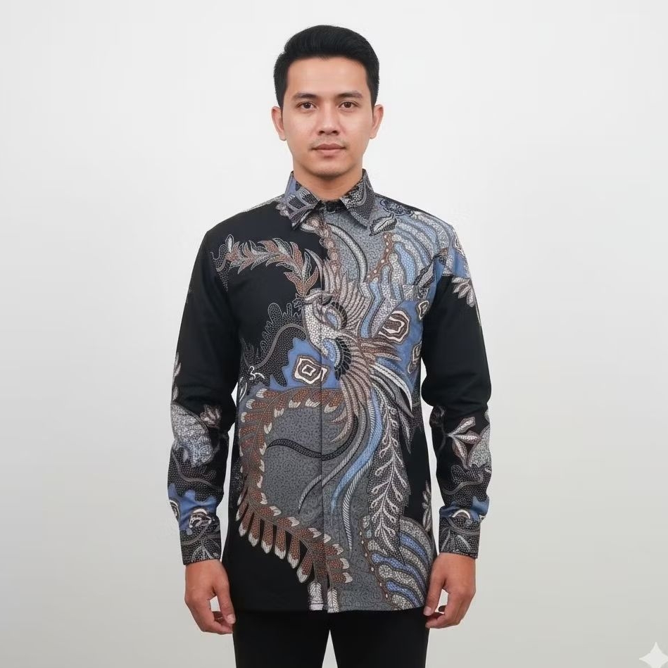 batik slimpit batik pria full puring trikot