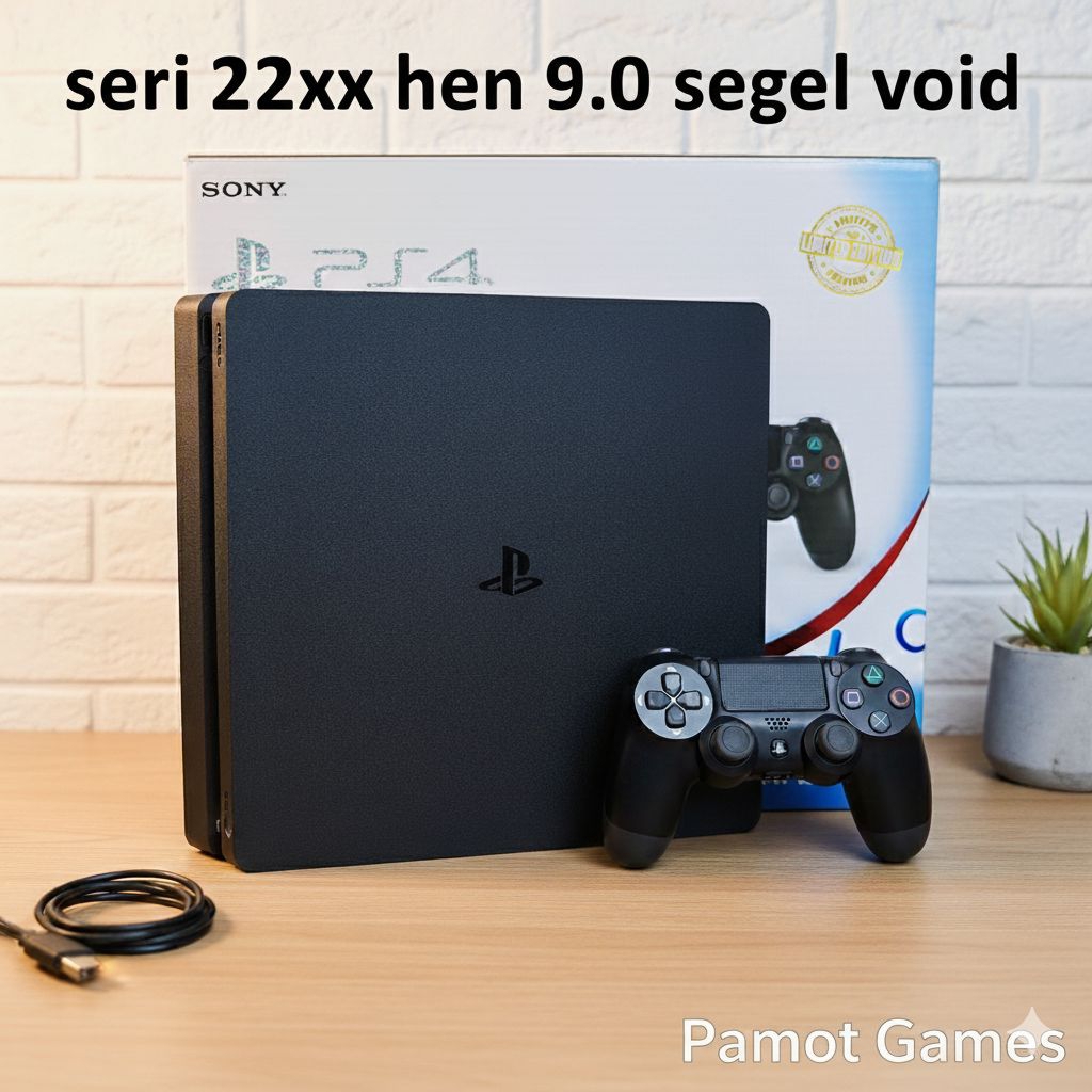 ps4 slim seri 22xx  1tb hen 9.0 void  full game garansi( 1x klik auto hen)