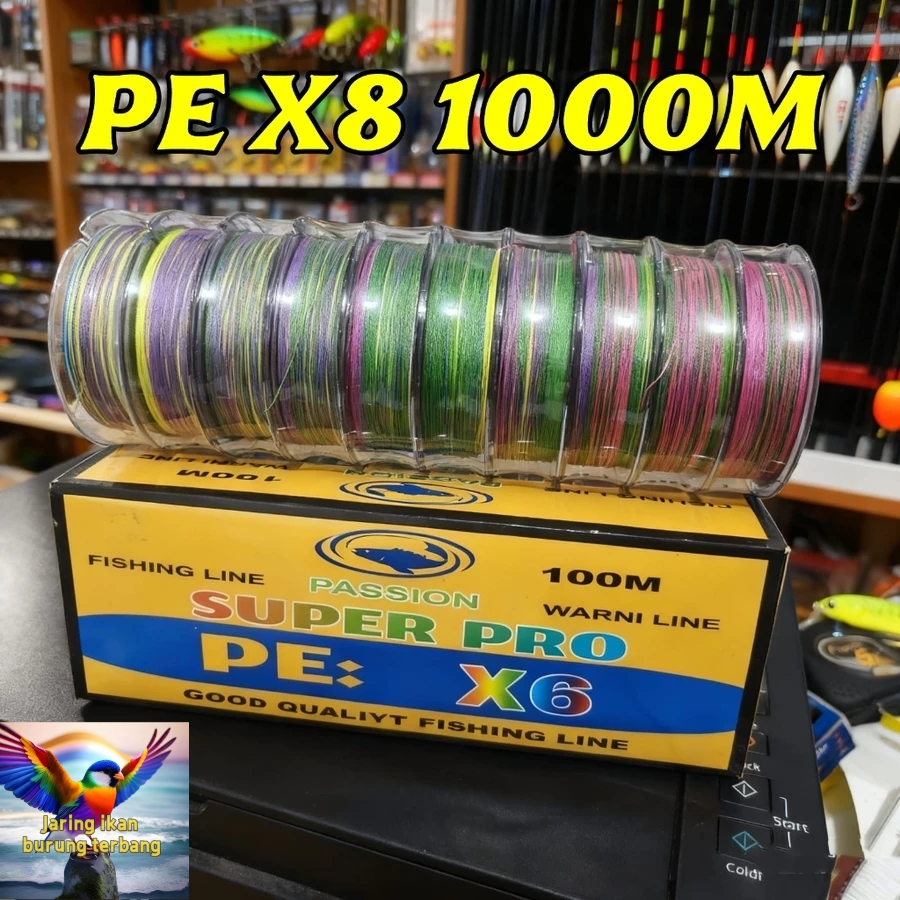Senar Pancing PE X8 Power Libra Connecting 1000M / Tali PE Braid X8 Power Libra 1000 Meter