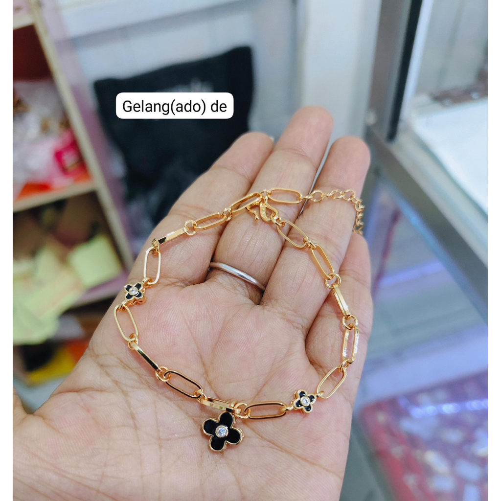Gelang Tangan Rantai Jurai Paperclip Xuping Bracelets Wanita Dewasa Remaja
