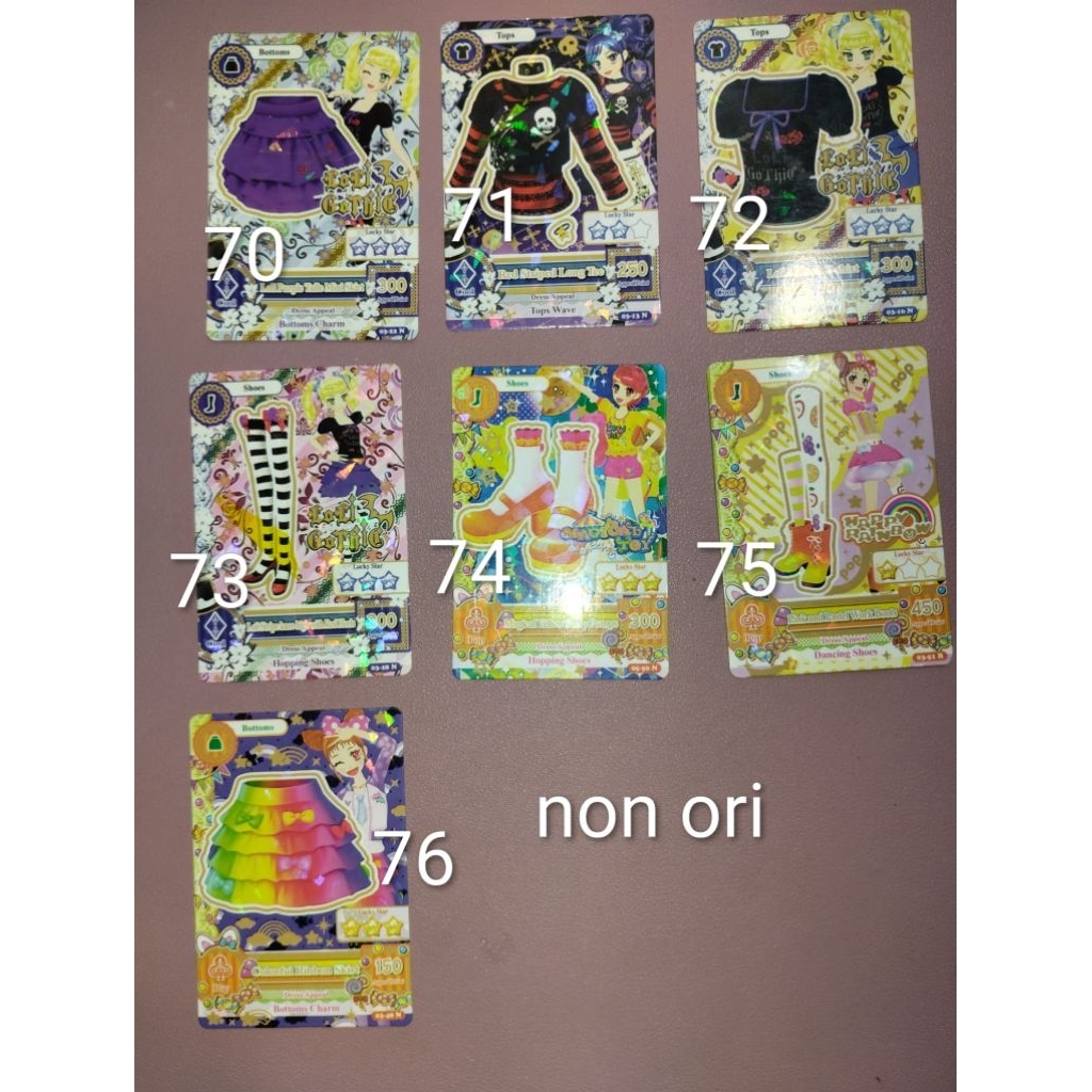 KARTU AIKATSU FAKE (cek deskripsi)