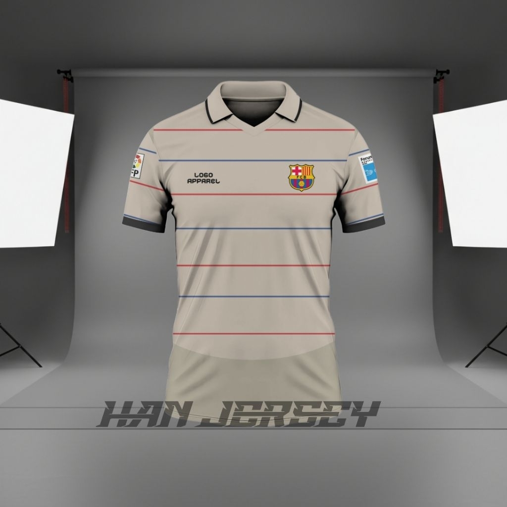 Jersey Bola Barcelona 2003 away Full Printing