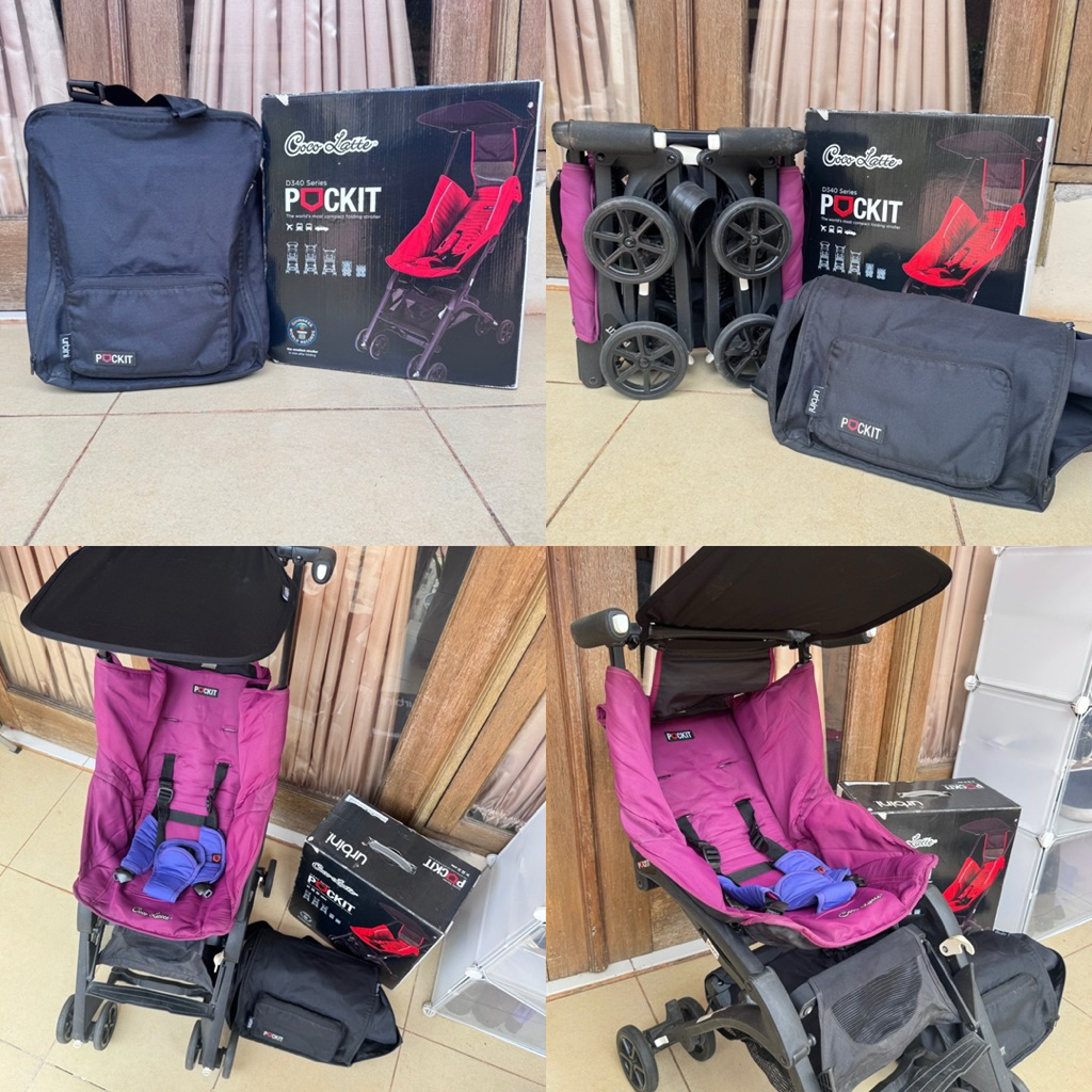 Preloved Stroller Pockit Cocolatte