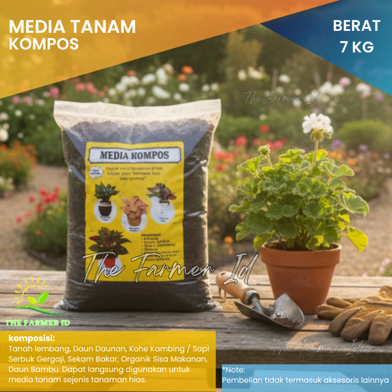 Media Kompos Lengkap 1 Karung Aglonema Caladium alocasia - Kuning