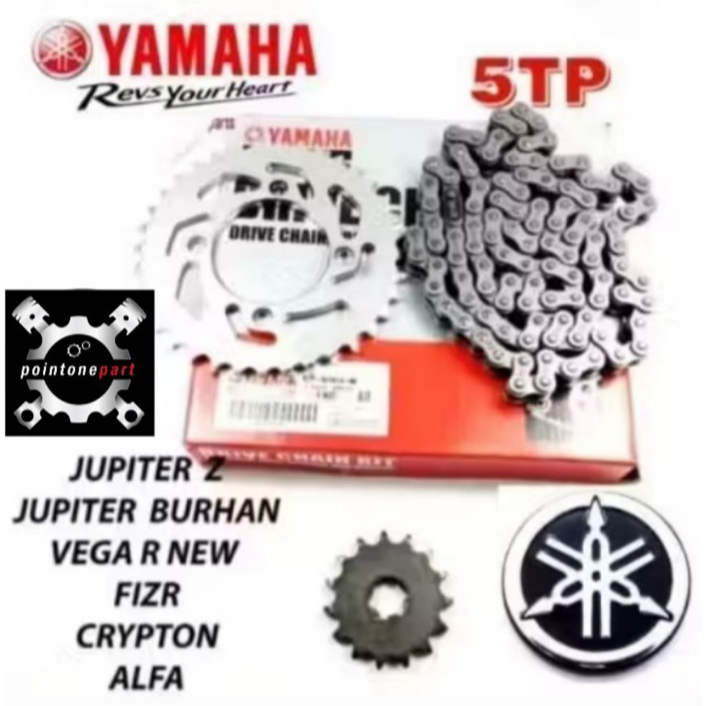 Gir Set Paket ORIGINAL YAMAHA (5TN) Yupiter Z /Crypton /Vega / VEGA R New /Alfa/F1ZR
