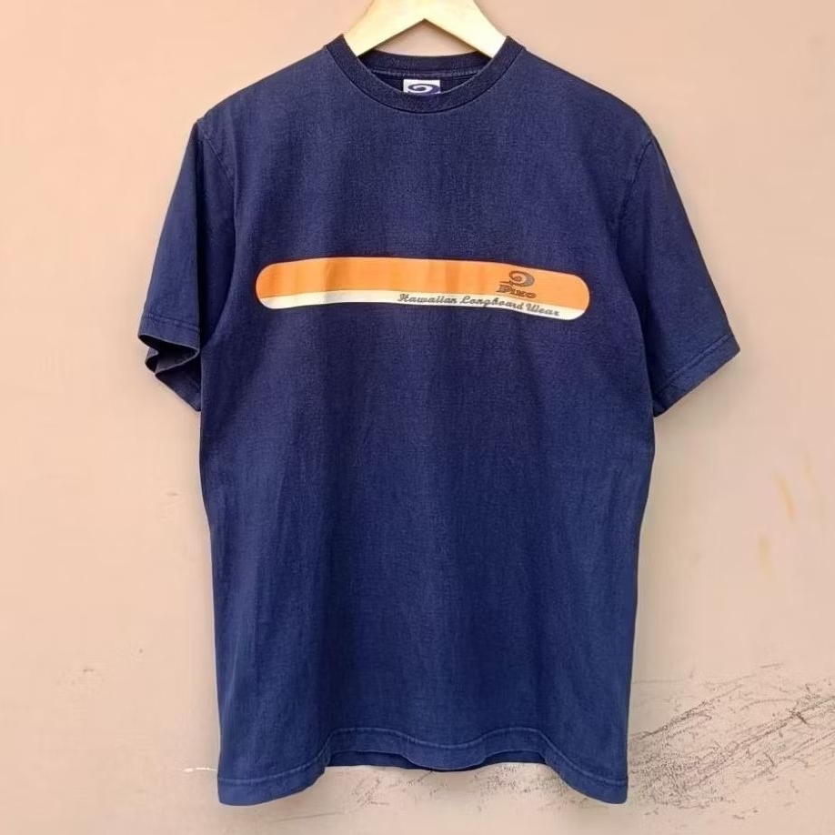 Kaos piko surfing vintage navy