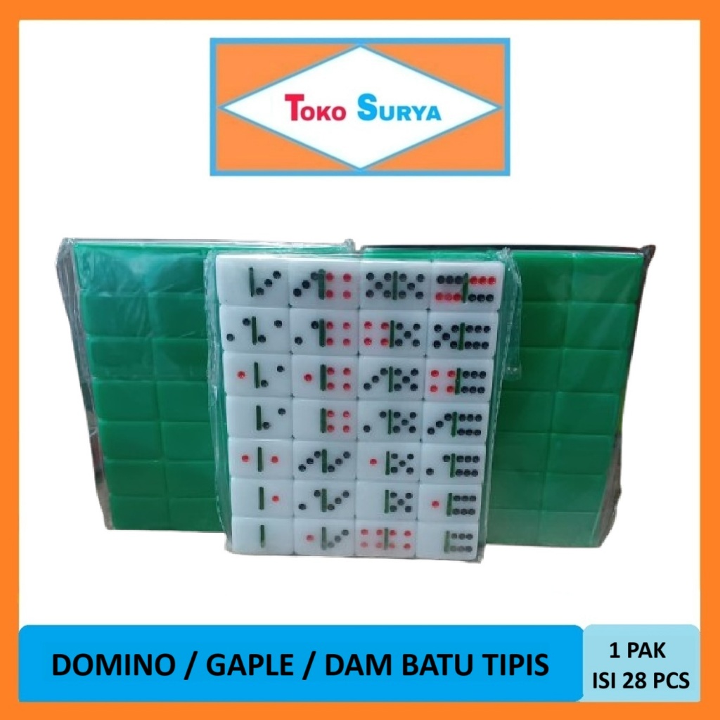 Domino Batu / Dam Batu Tipis / Batu Gaple / Dam Gaplek