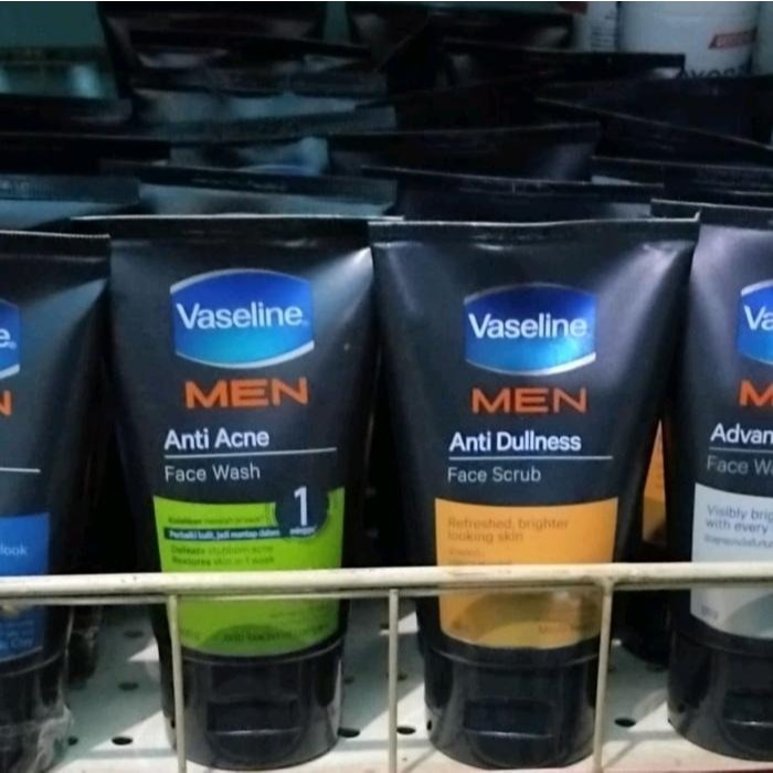 Vaseline Men Face Wash 100g ( Healthy, Oil Control, Anti Acne, Anti dullness ) Wajah Cleansing - Oil