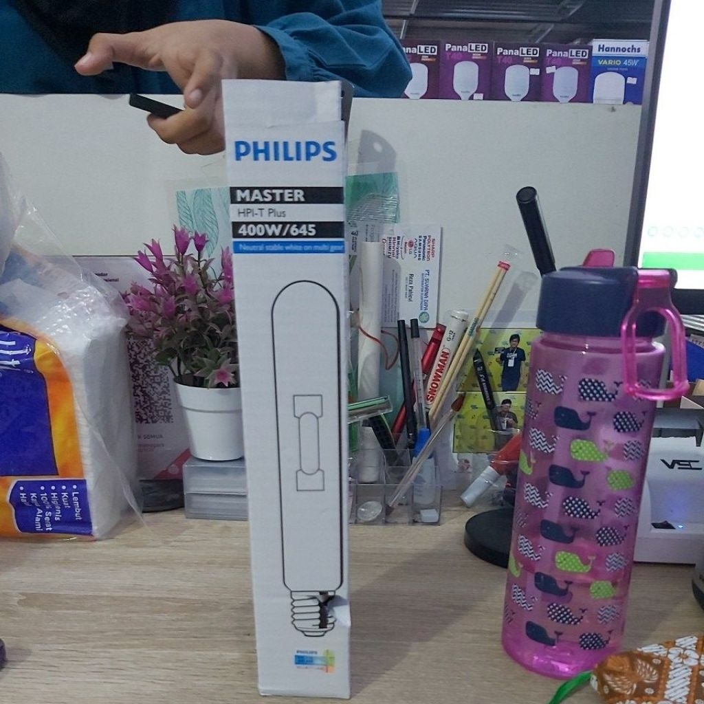 BOHLAM LAMPU PHILIPS SOROT HPI-T 400W