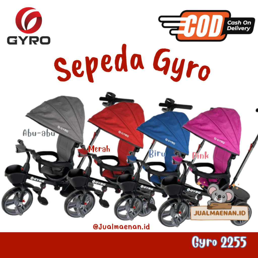 Sepeda Stroler Anak GYRO 2255