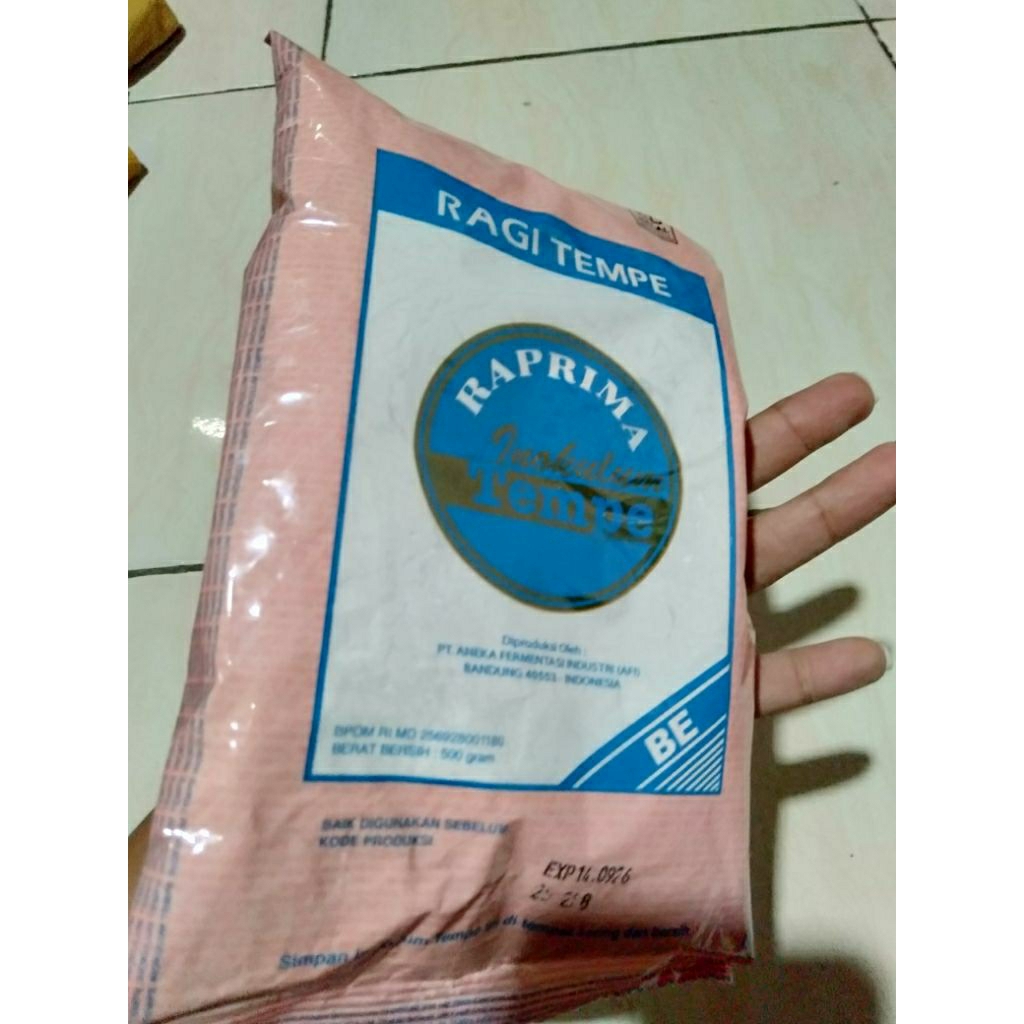 RAGI TEMPE RAPRIMA 250 GRAM BAGUS DAN BAIK BERKUALITAS BISA COD