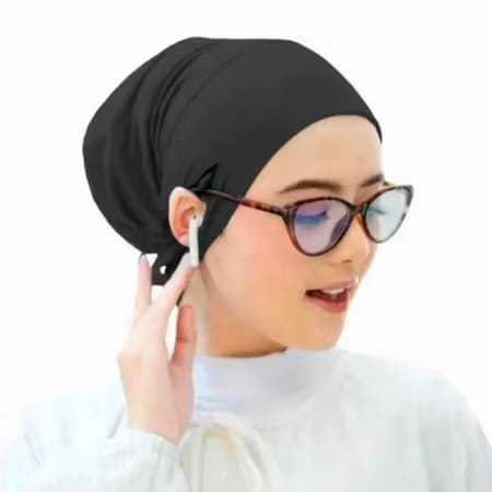 Ciput Anti Budeg Lubang Telinga / Ciput Anti Budeg Anti Geser / Ciput Inner Arab Anti Budeg Jersey