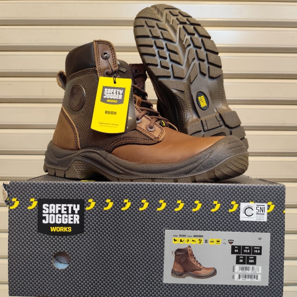 Safety Jogger Works – RUSH Brown (S3)