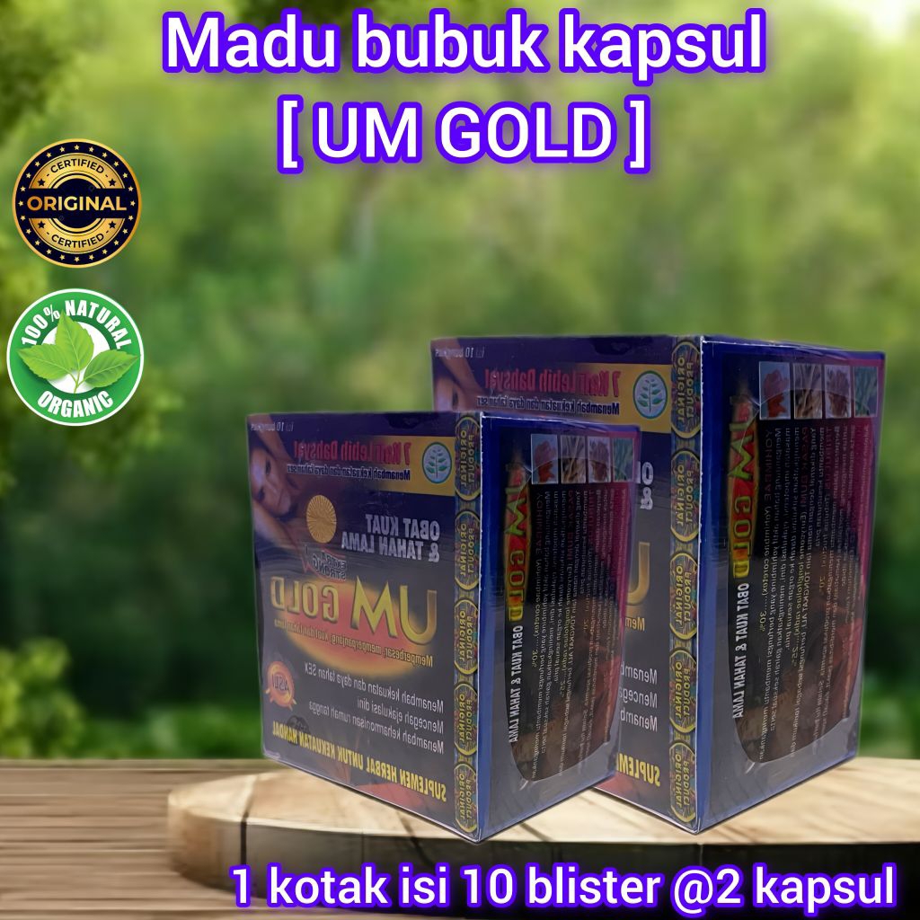 madu bubuk kapsul [UM GOLD]