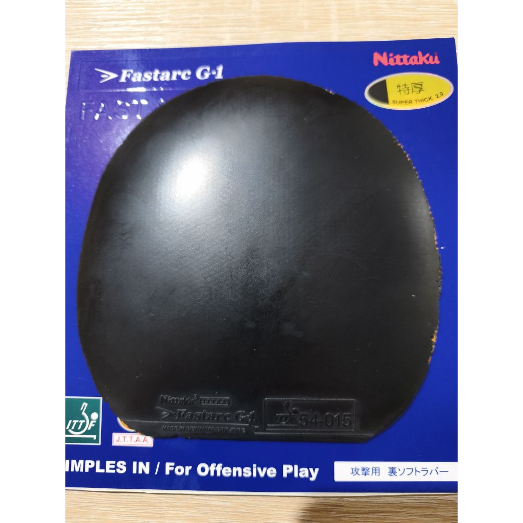 Nittaku Fastarc G1 2.0 Hitam Second Japan. NF16