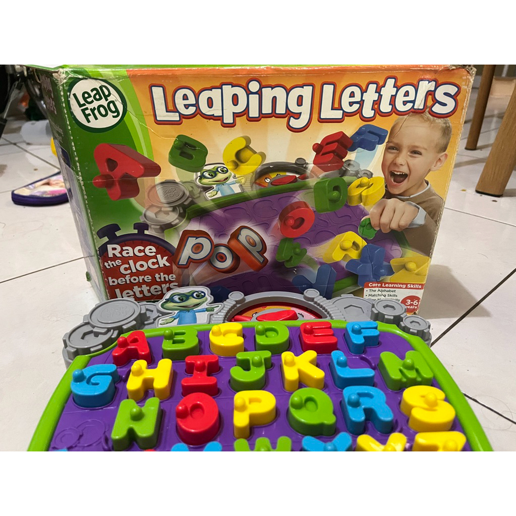 Leaping Letter Leapfrog mainan edukasi huruf