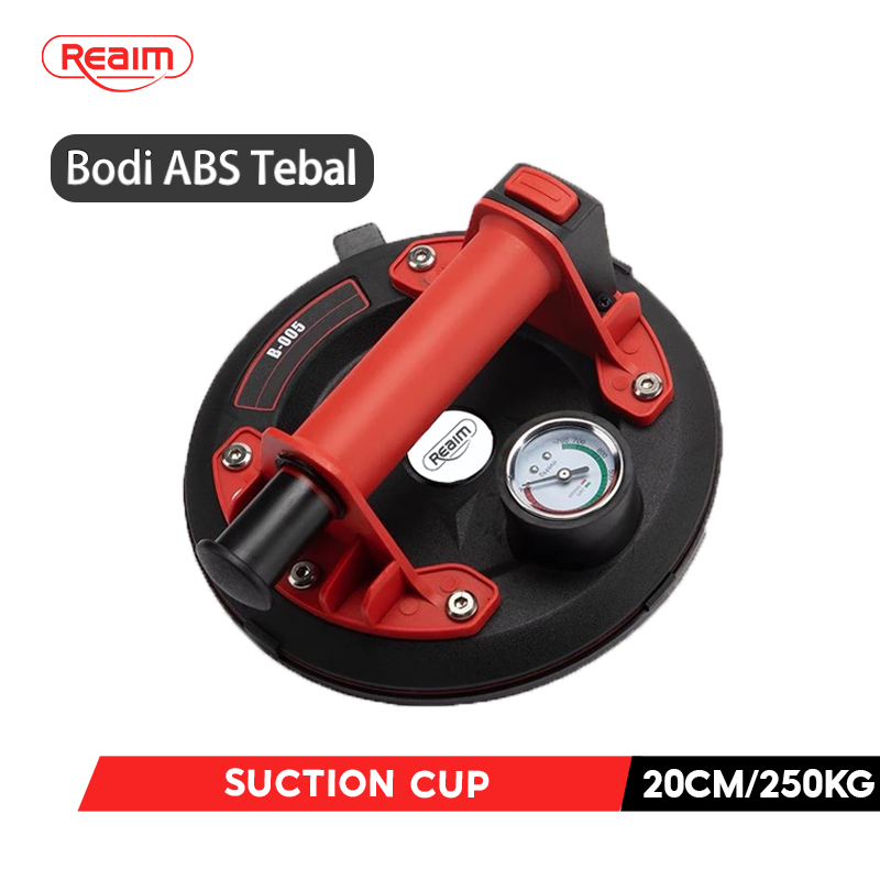 REAIM 8 INCH Suction Cup Tile Suction 250KG Alat Pengangkat Keramik Granit Kaca