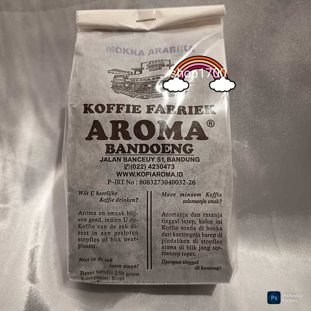 Kopi Aroma Bandung ROBUSTA - Koffie Fabriek Bandoeng
