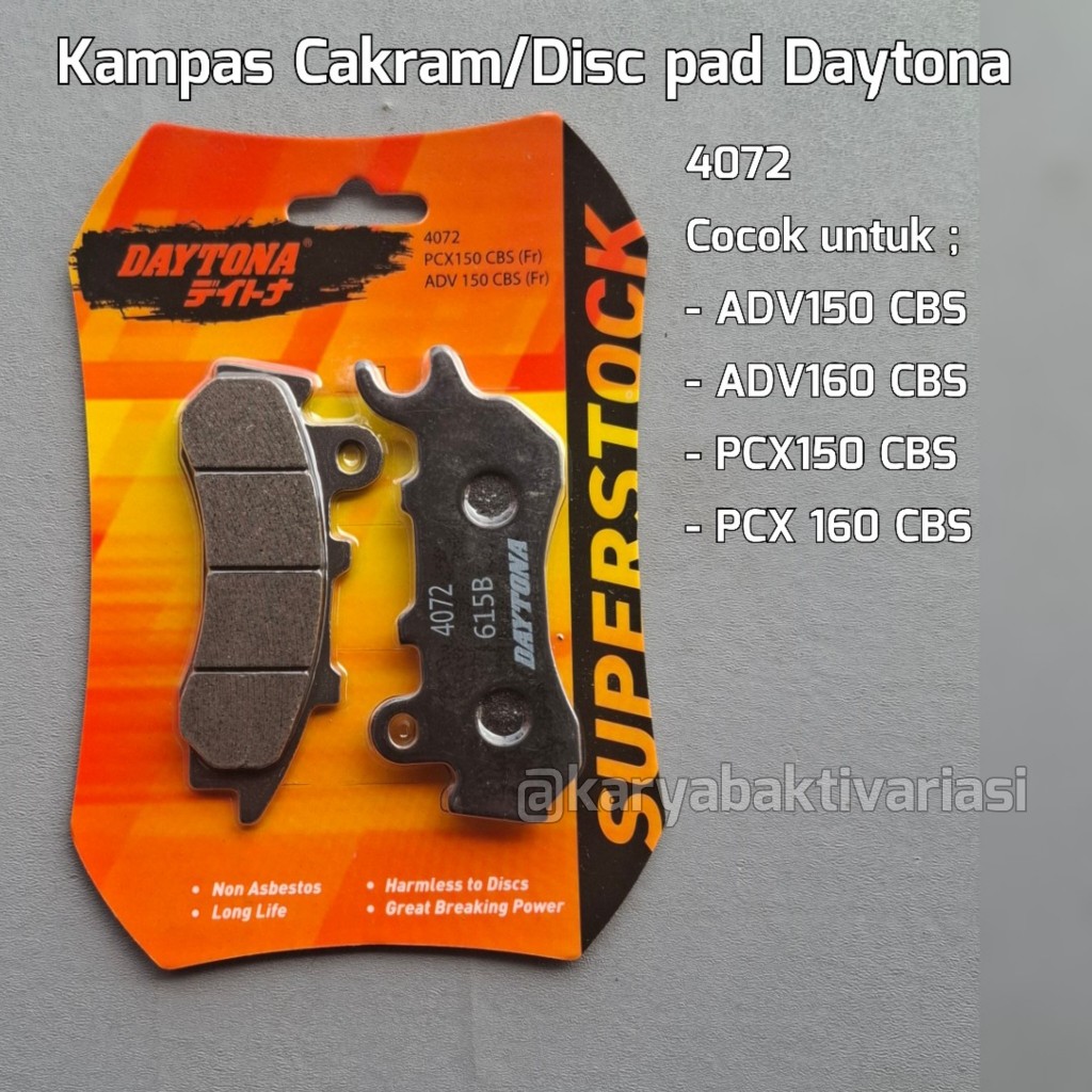 4072 - KAMPAS REM DEPAN PCX150 CBS, PCX160 CBS, ADV150 CBS, ADV160 CBS