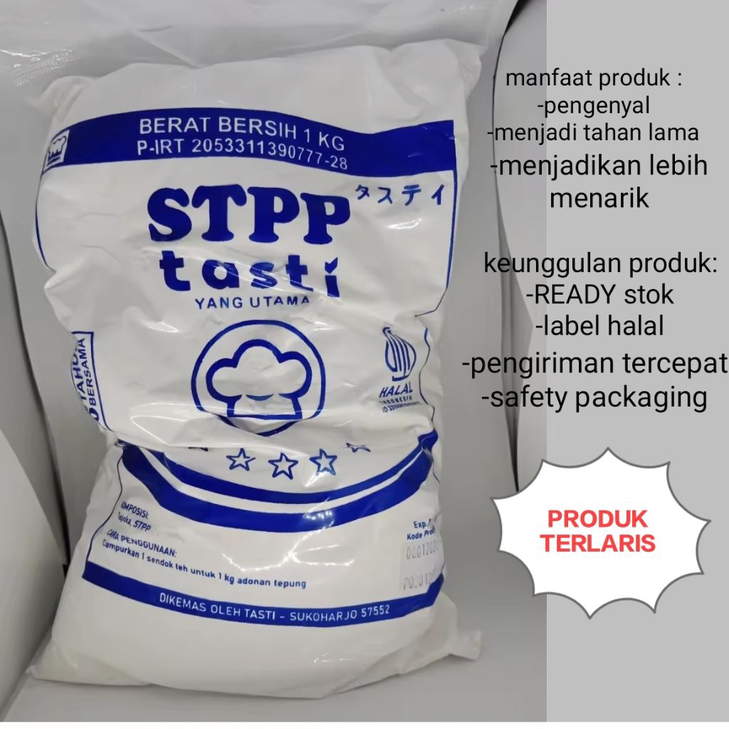 STPP 1 KG TERBARU / PENGENYAL BAKSO 1 KG TERPERCAYA READY STOCK 