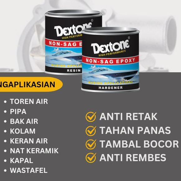 Lem Besi Dextone Epoxy Non Sag 1 Kg