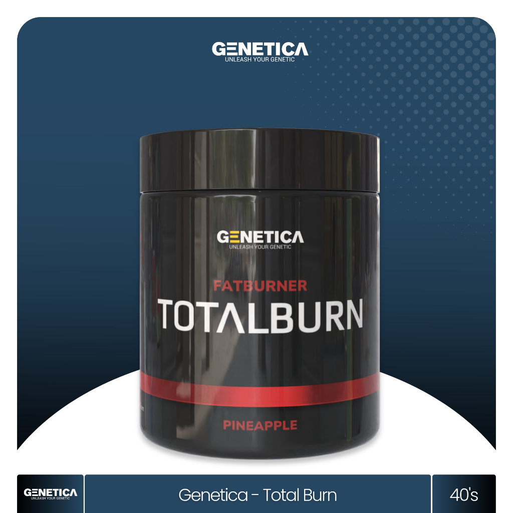Genetica Total Burn Fat Burner 100 Gram CLA L Carnitine
