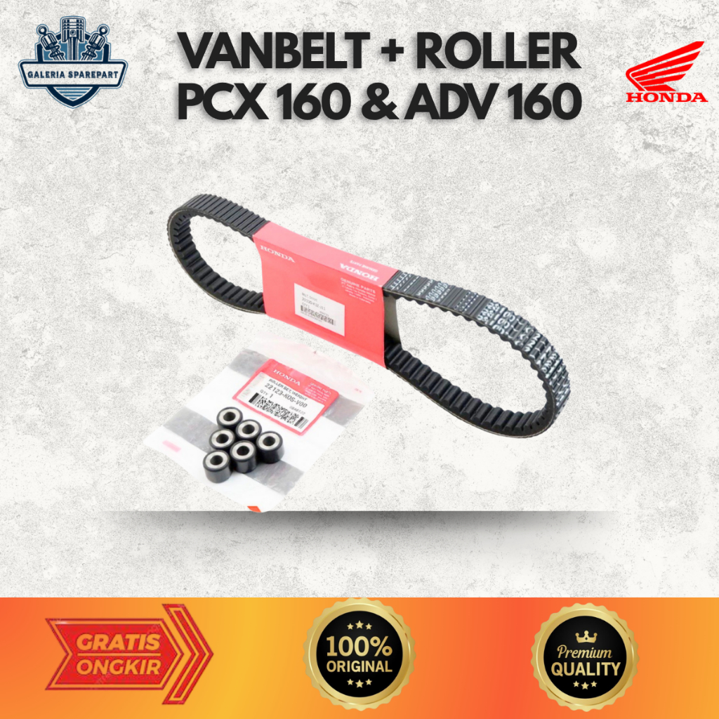 Vanbelt + Roller PCX 160 & ADV 160 Galeria sparepart motor