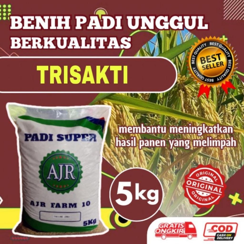 benih padi unggul Trisakti original 5kg