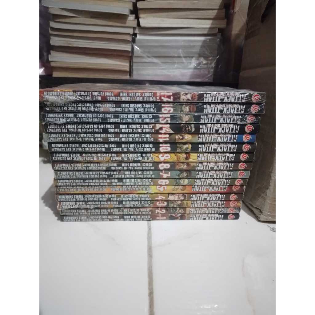 attack on titan before the fall 1-17 tamat tidak lengkap