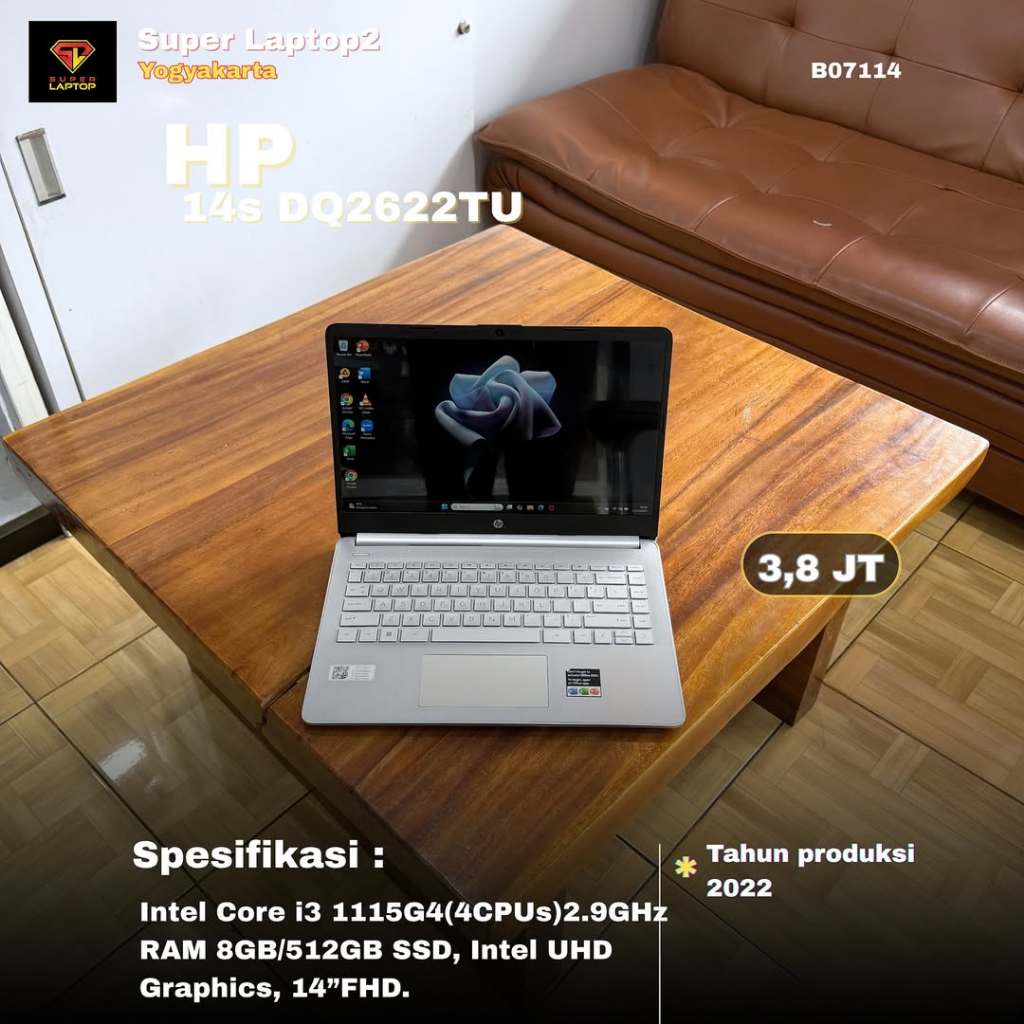 HP 14S DQ2622TU B7114