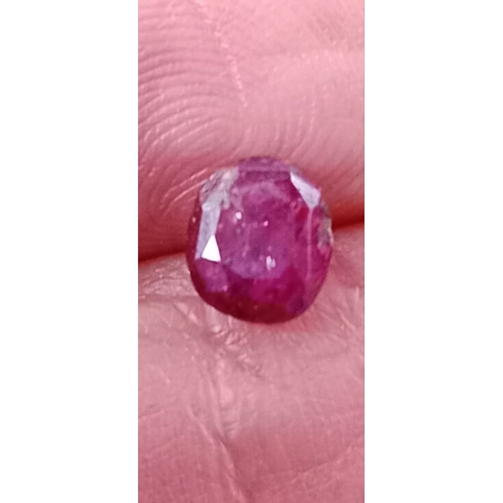 batu permata ruby ster asli srilangka kode 397
