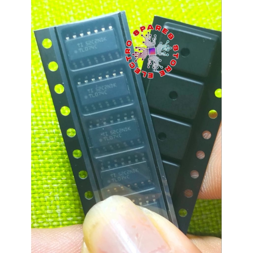SMD TL074 ASLI ORIGINAL (1 BUAH) MERK SMD TL074C ORI CHIP ASLI TL 074 ups