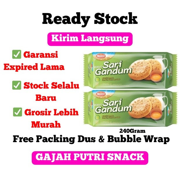 ROMA SARI GANDUM FAMILY /SARI GANDUM ROLL /SARI GANDUM COKELAT / SARI GANDUM SANDWICH PEANUT