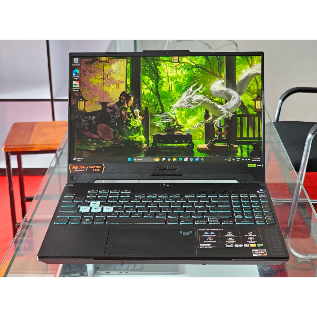 ASUS TUF Gaming A15 FA507NV AMD Ryzen 7 7000 Series Ram 16 GB Nvidia RTX 4060 Gaming dan rendering